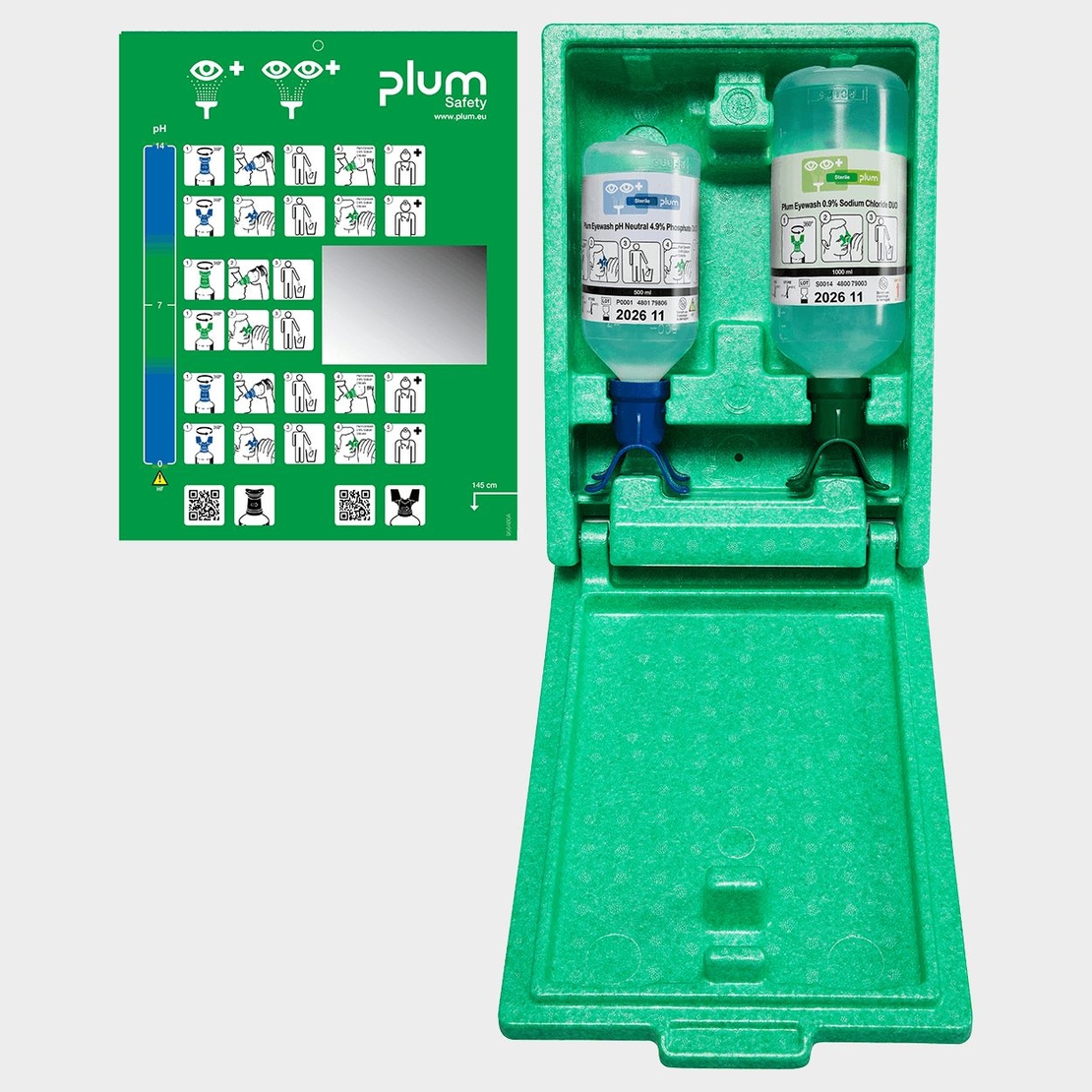 PLUM EYEWASH BOXES Станция за промивка на очи