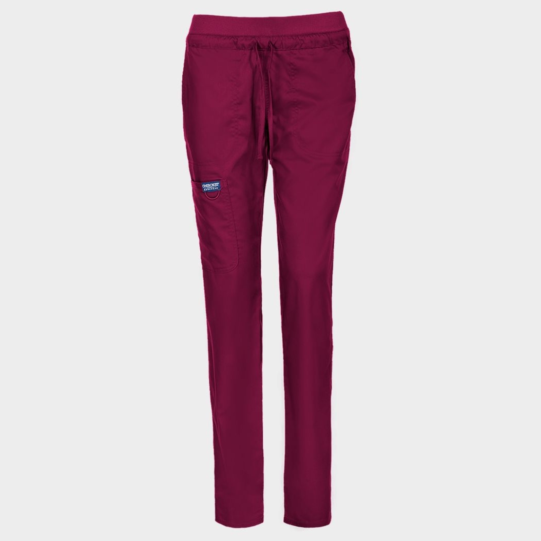 Дамски медицински панталон CHEROKEE MR TAPERED BURGUNDY WWE105
