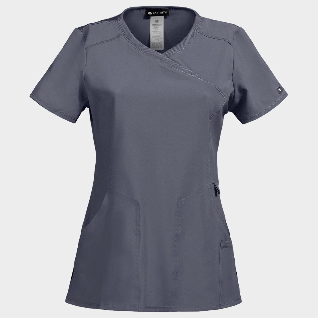 Дамска медицинска туника CHEROKEE WRAP GREY CKE2625A