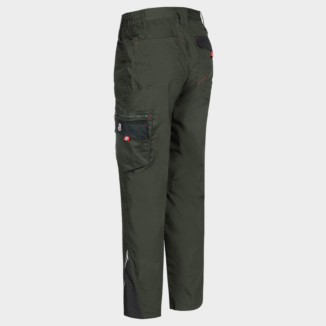 Работен панталон PRISMA LIGHT STRETCH OLIVE/BLACK