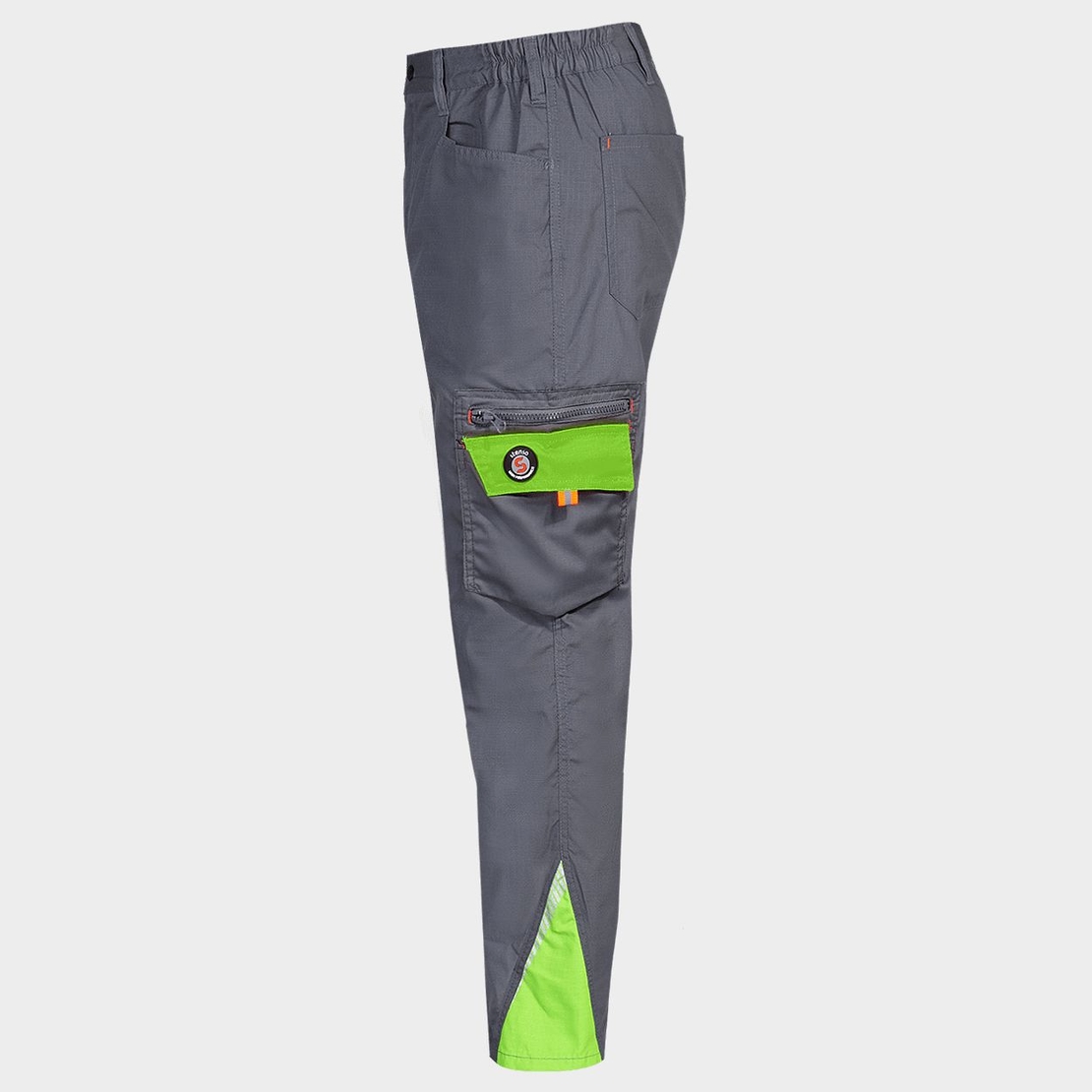 Работен панталон PRISMA LIGHT STRETCH GREY/GREEN