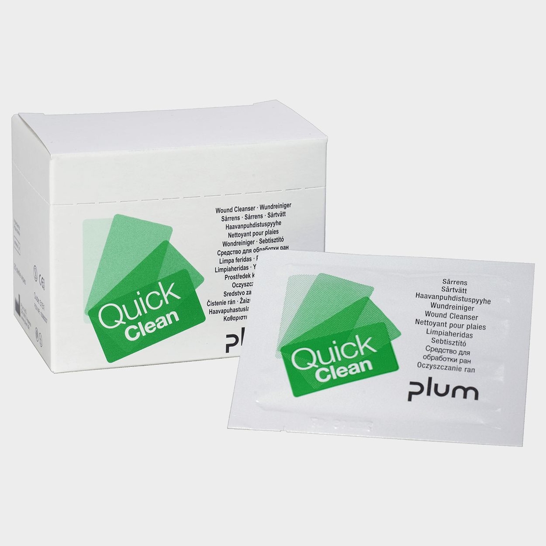 PLUM QUICKCLEAN BOX Кърпички за почистване на рани