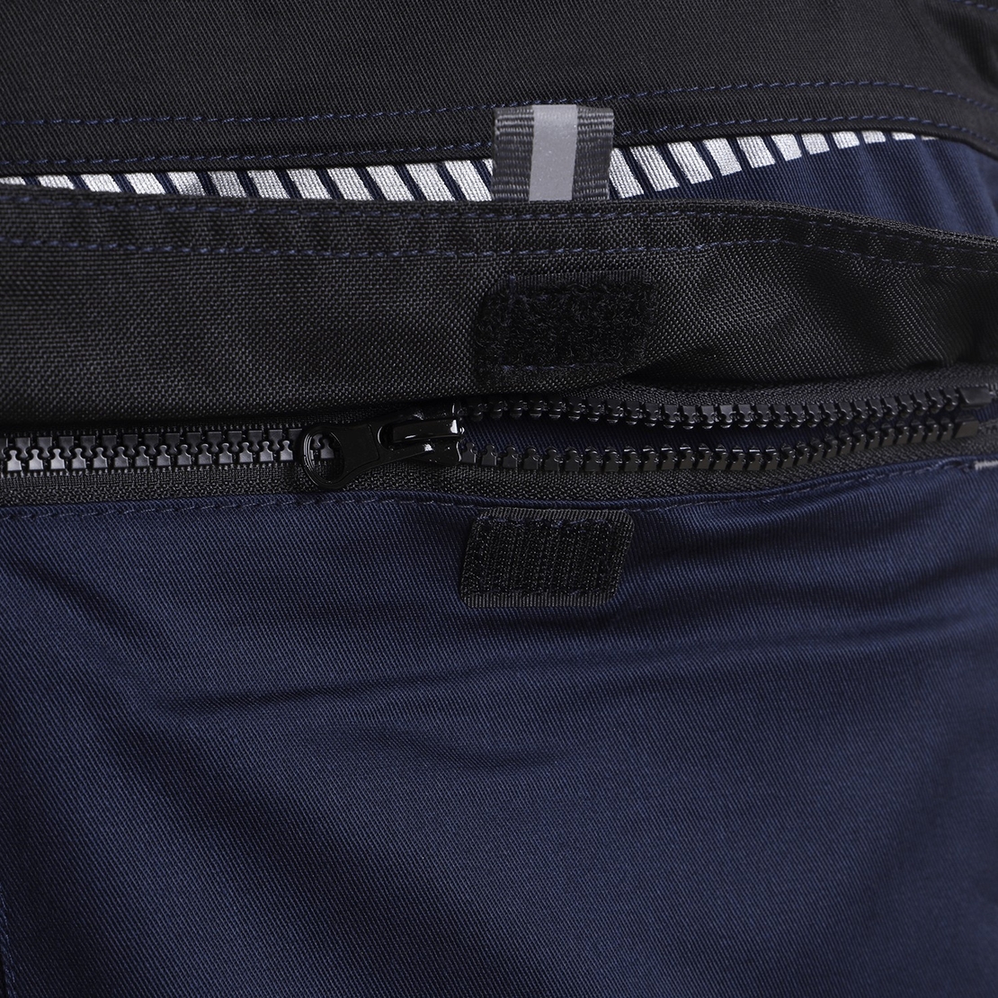 PRISMA SPANDEX NAVY BLUE/BLACK Работен полугащеризон