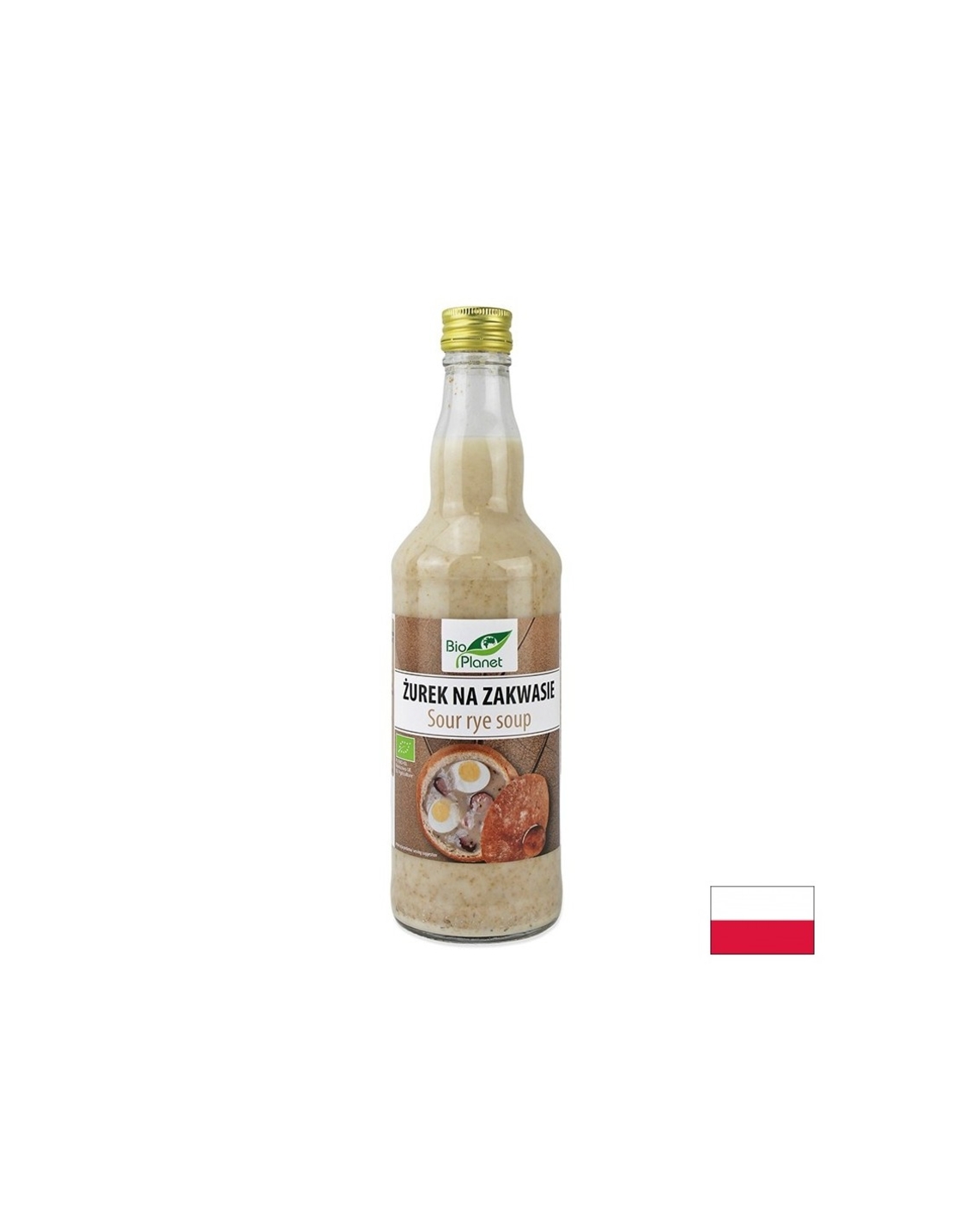 Кисела супа от ръж със закваска (непастьоризирана), БИО 500 ml