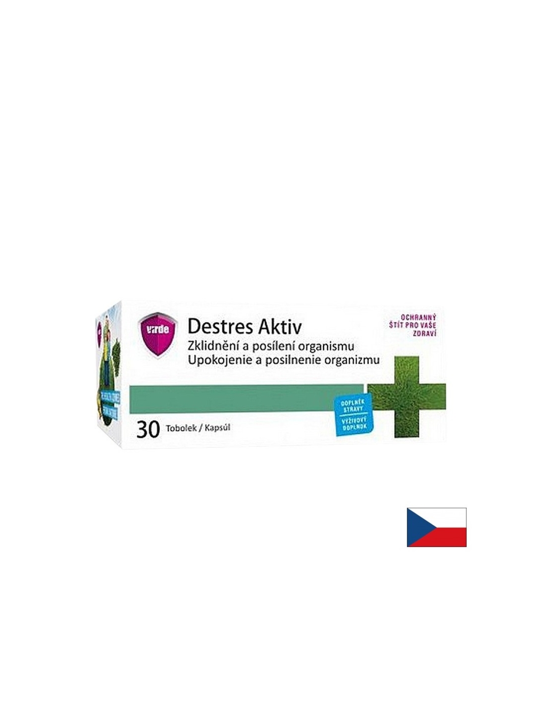 Destres Aktiv с L-триптофан 400 mg, валериана 100 mg и жълт кантарион 100 mg При стрес и безсъние 30 капсули