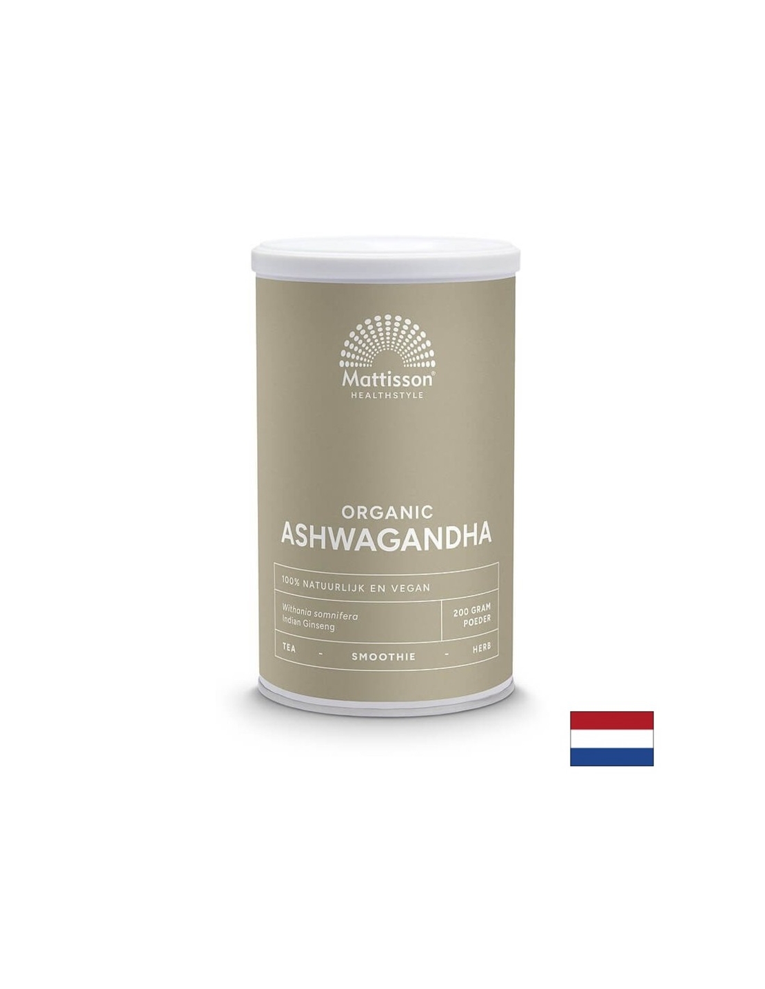Релакс на нервната система - Ашваганда Био, 200 g прах Mattisson Healthstyle