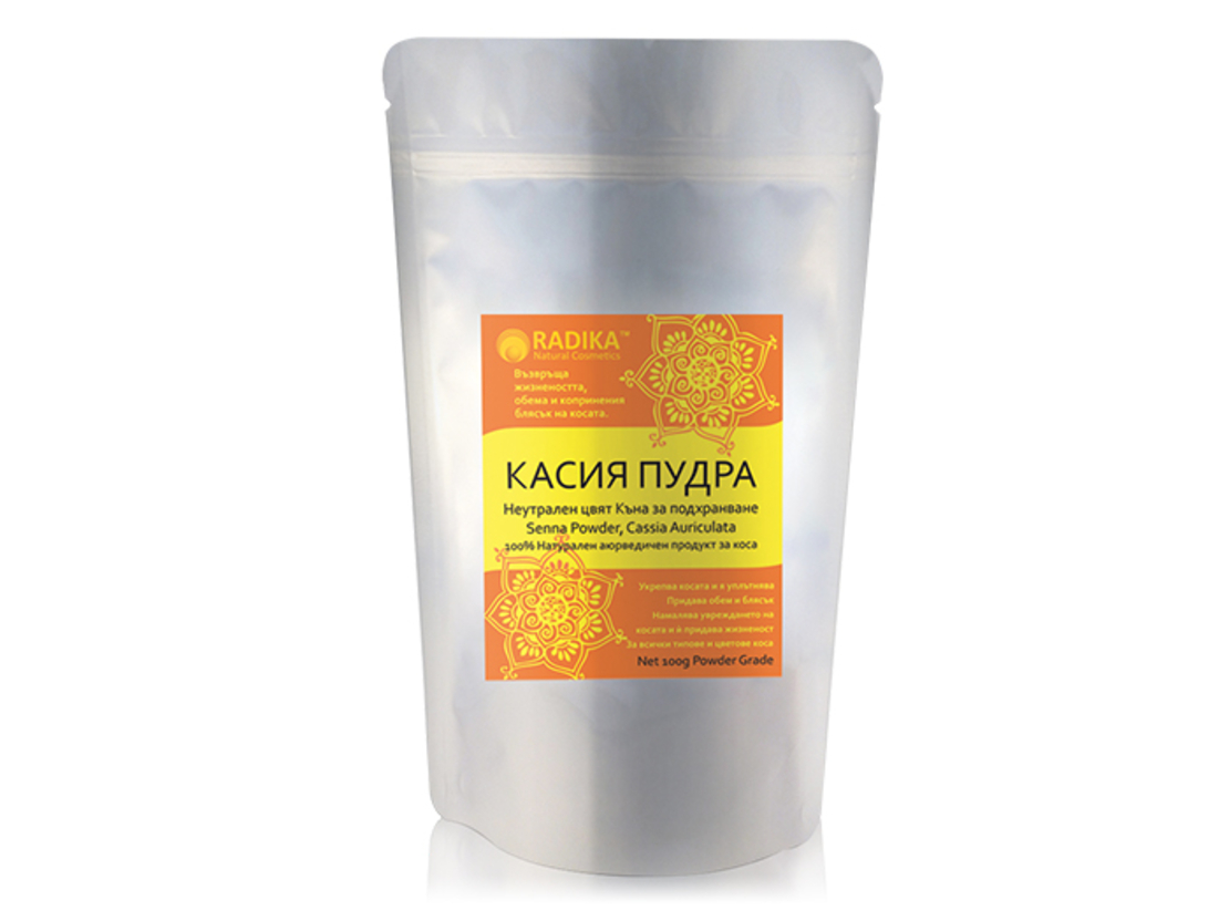 КАСИЯ (неутрална къна) на прах, 100 г Senna Powder Cassia Auriculata