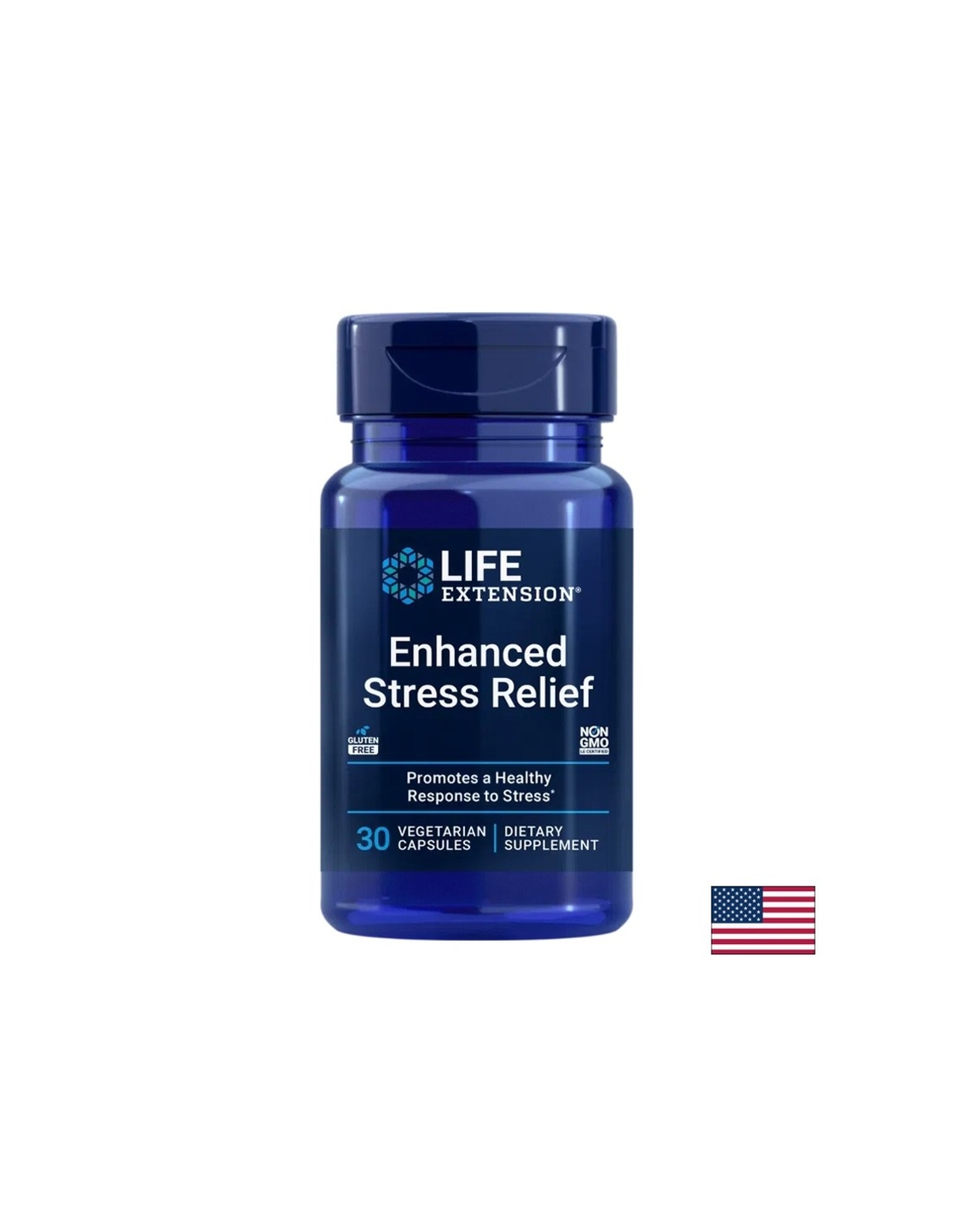 Стрес и добро настроение - Маточина + L-Теанин - Enchanced Stress Relief, 30 капсули