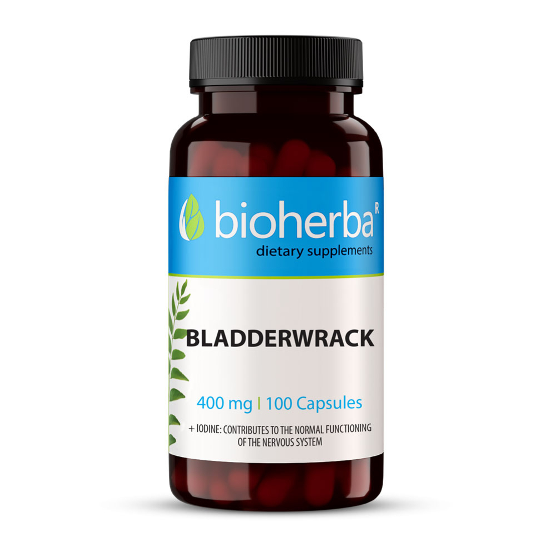 МЕХУРЧЕСТО ВОДОРАСЛО/ BLADDEWRACK, 100 капсули, 400 мг, Биохерба
