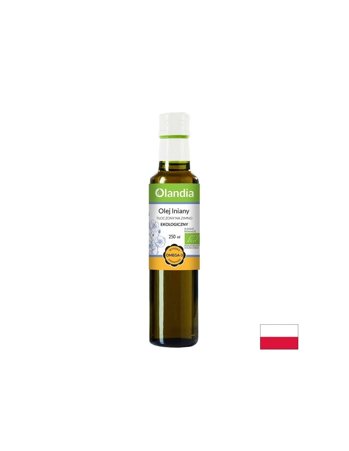 Ленено масло (студено пресовано), БИО, 250 ml