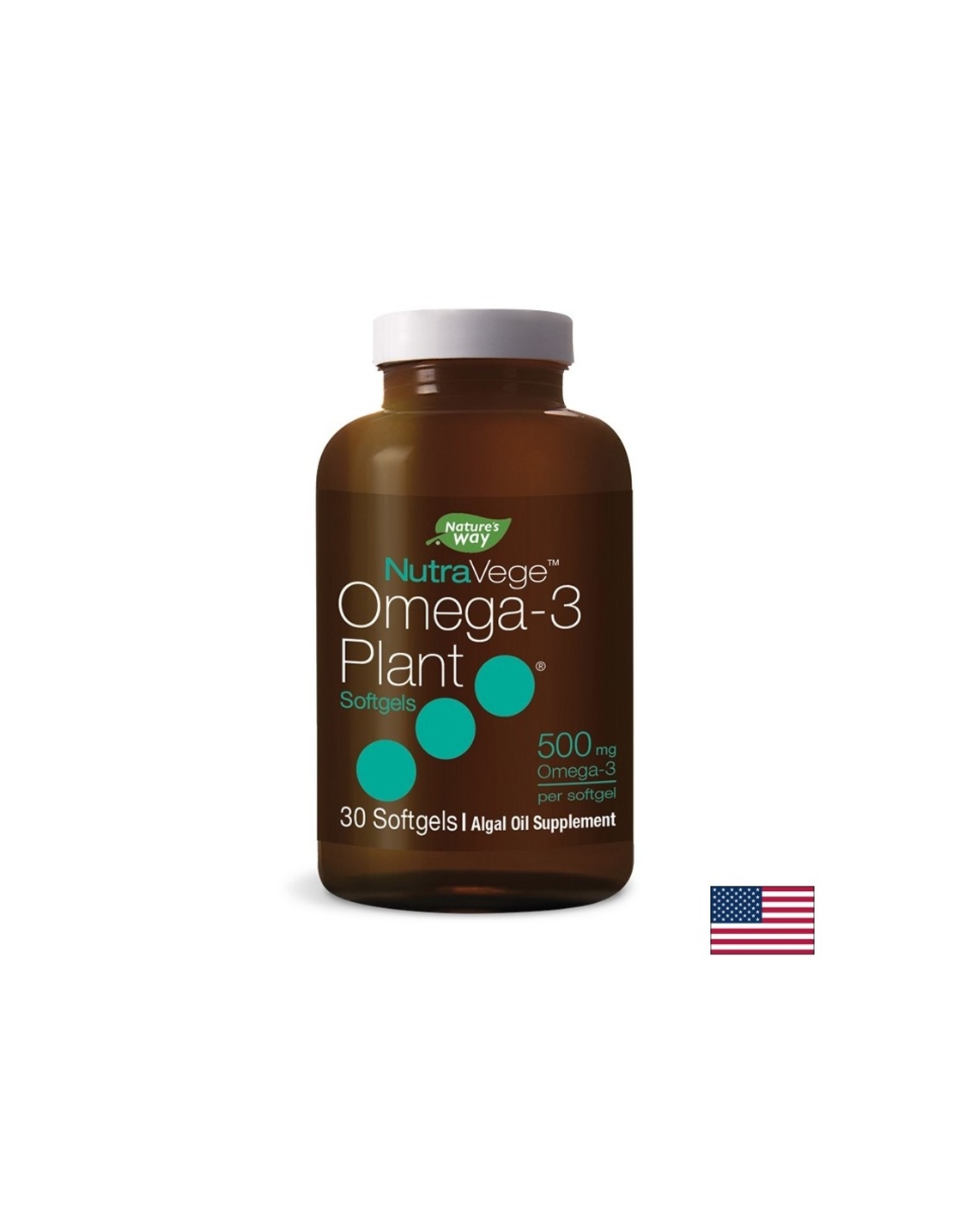 NutraVege Oмега-3 500 mg от водорасли Nature’s Way