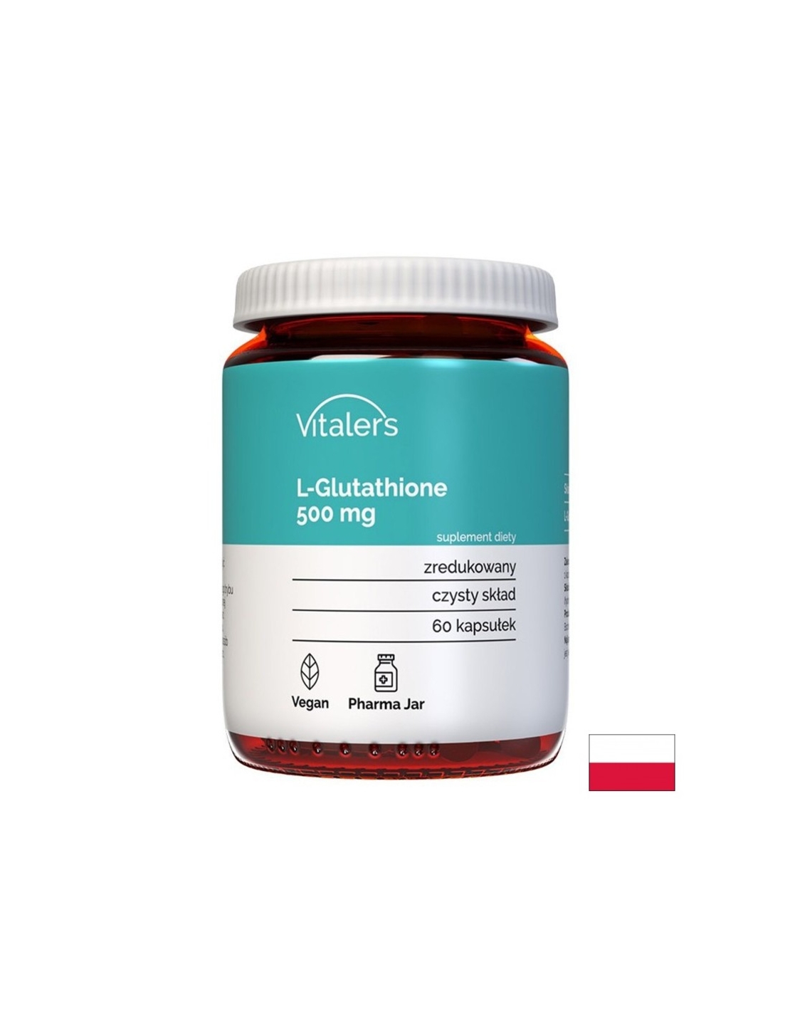 Антиоксидант за здрав черен дроб - L-Глутатион, 500 mg х 60 капсули