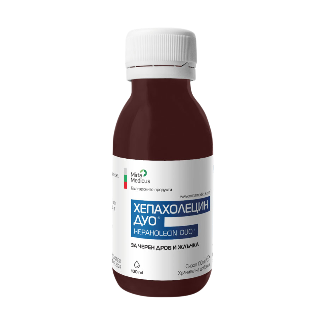 ХЕПАХОЛЕЦИН ДУО, 40 капс. х 425 mg + сироп 100 ml
