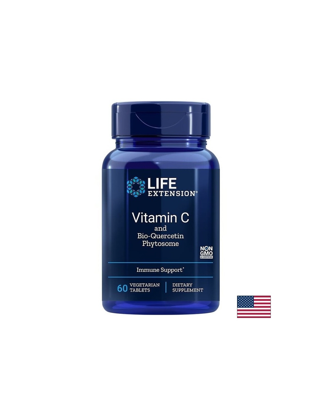 Vitamin C and Bio-Quercetin Phytosome / Витамин С и Био Кверцетин Фитозоми х 60 таблетки