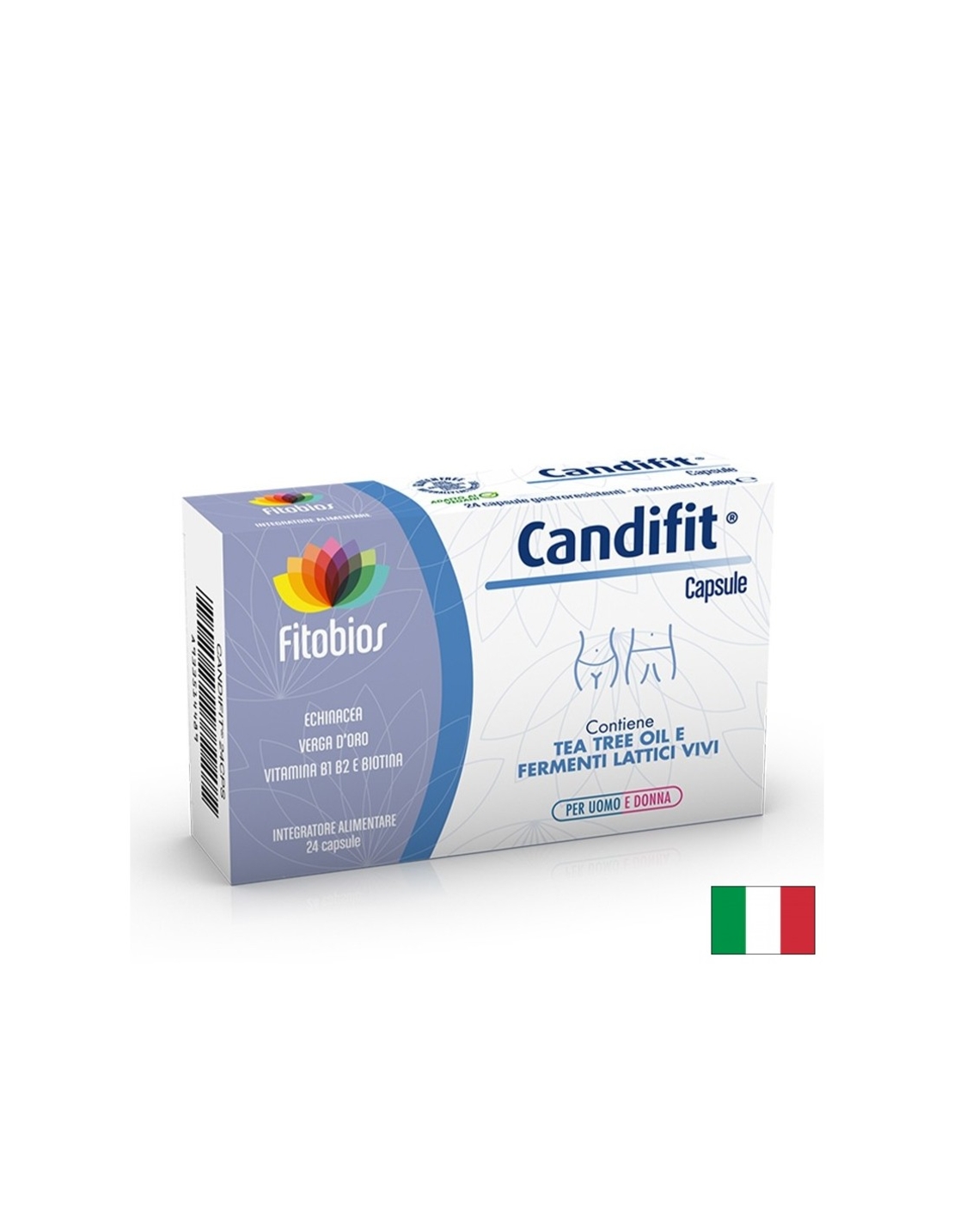 Пробиотици + билки за чревен и вагинален баланс – Candifit®, 24 капсули