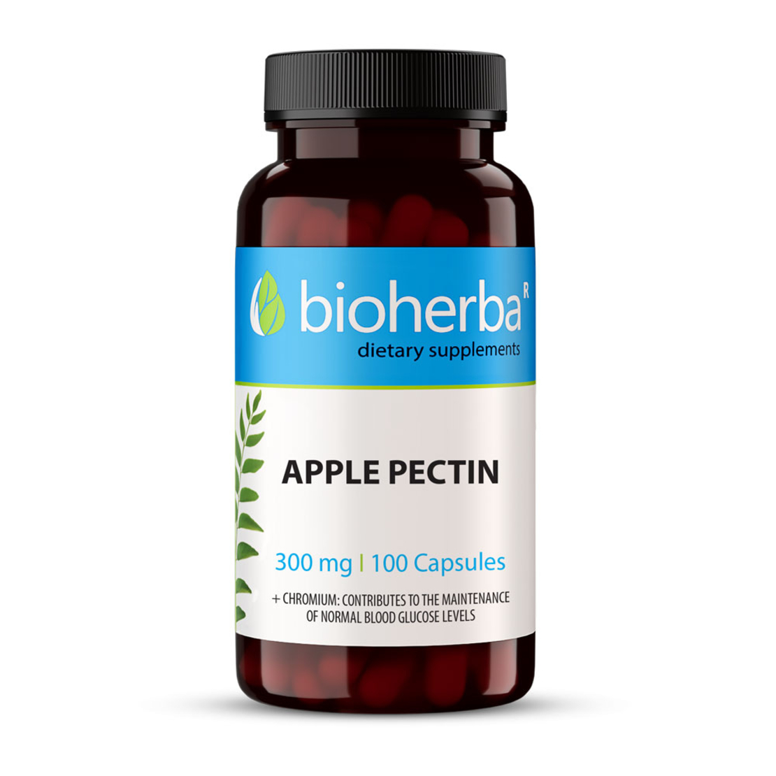 ЯБЪЛКОВ ПЕКТИН / APPLE PECTIN, 100 капсули, 300 мг, Биохерба