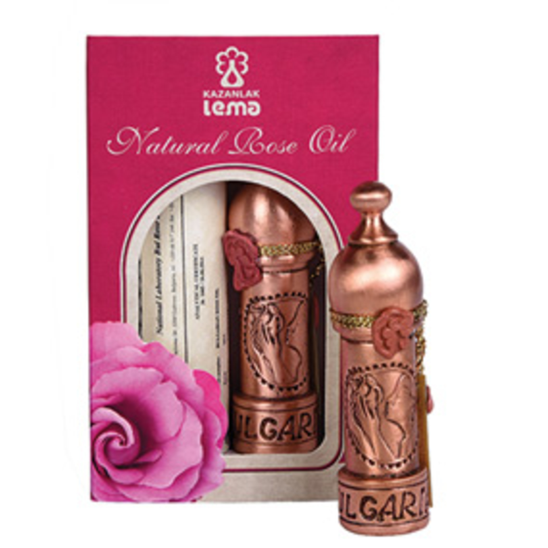 Натурално розово масло (Otto) 0.5 ml – 100% чисто българско етерично масло от Rosa Damascena