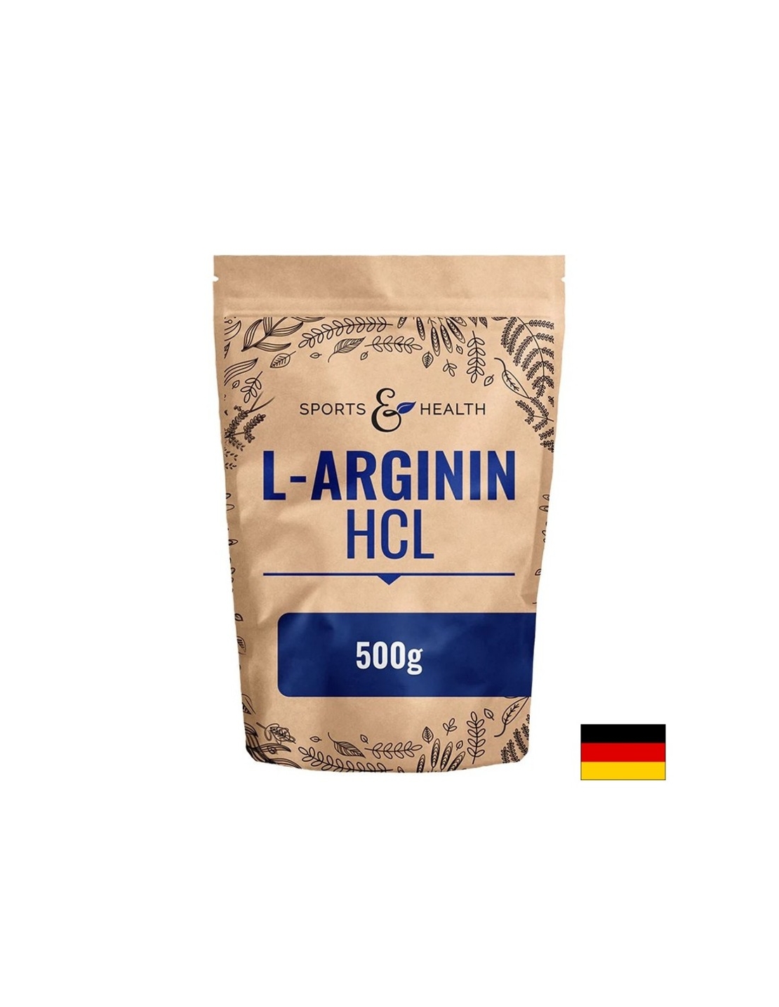 L-Аргинин Хидрохлорид Кръвообращение и съдово здраве 5000 mg, 500 g прах