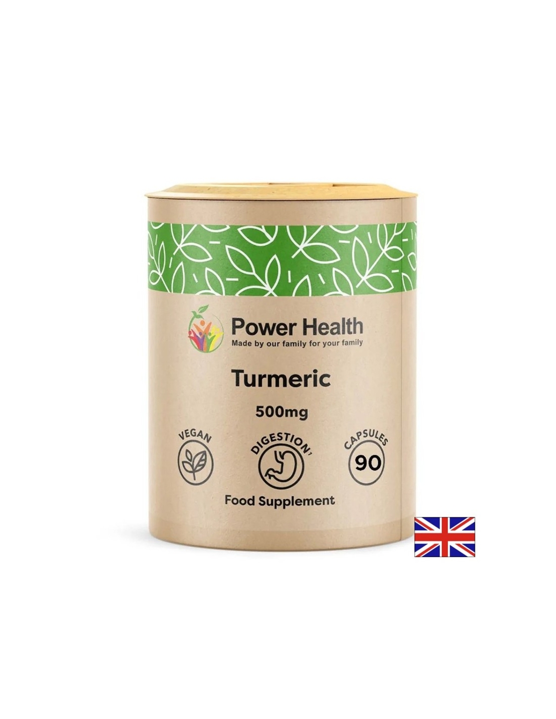 Куркума – За здрави стави и храносмилателен комфорт, 500 mg, 90 капсули