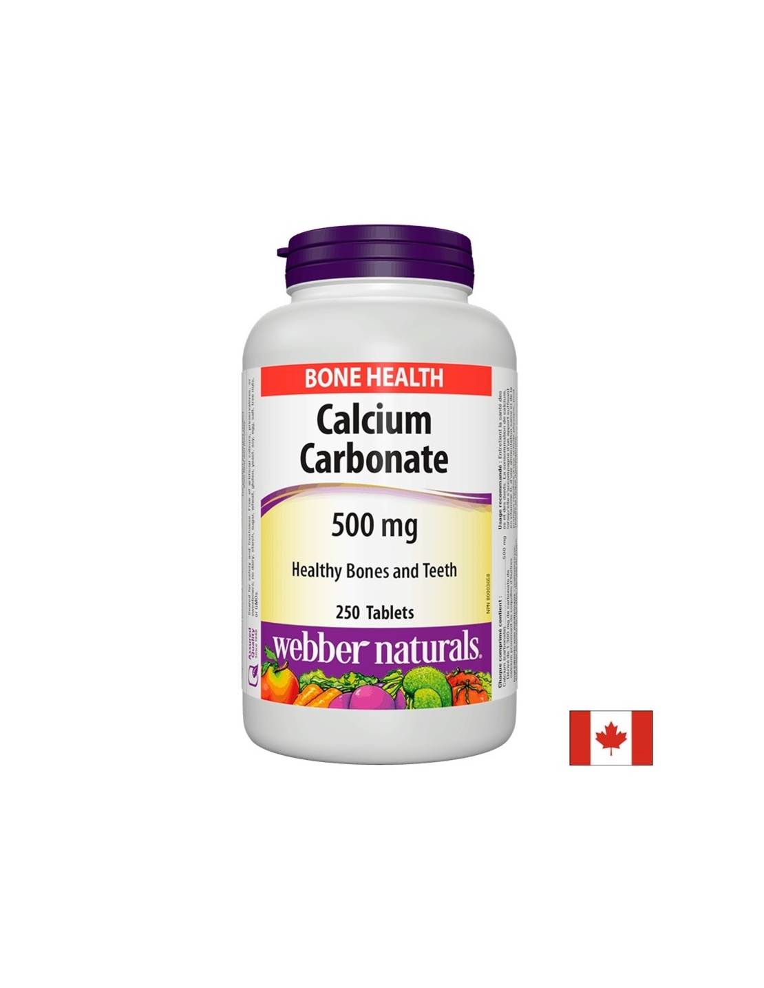 Calcium Carbonate / Калций карбонат, 500 mg, 250 таблетки