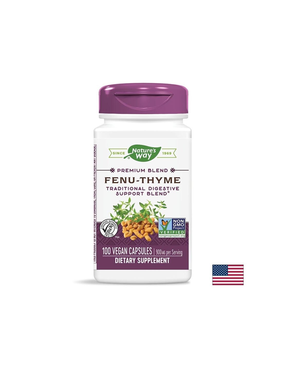 Fenu-Thyme / Сминдух и мащерка х 100 капсули Nature’s Way