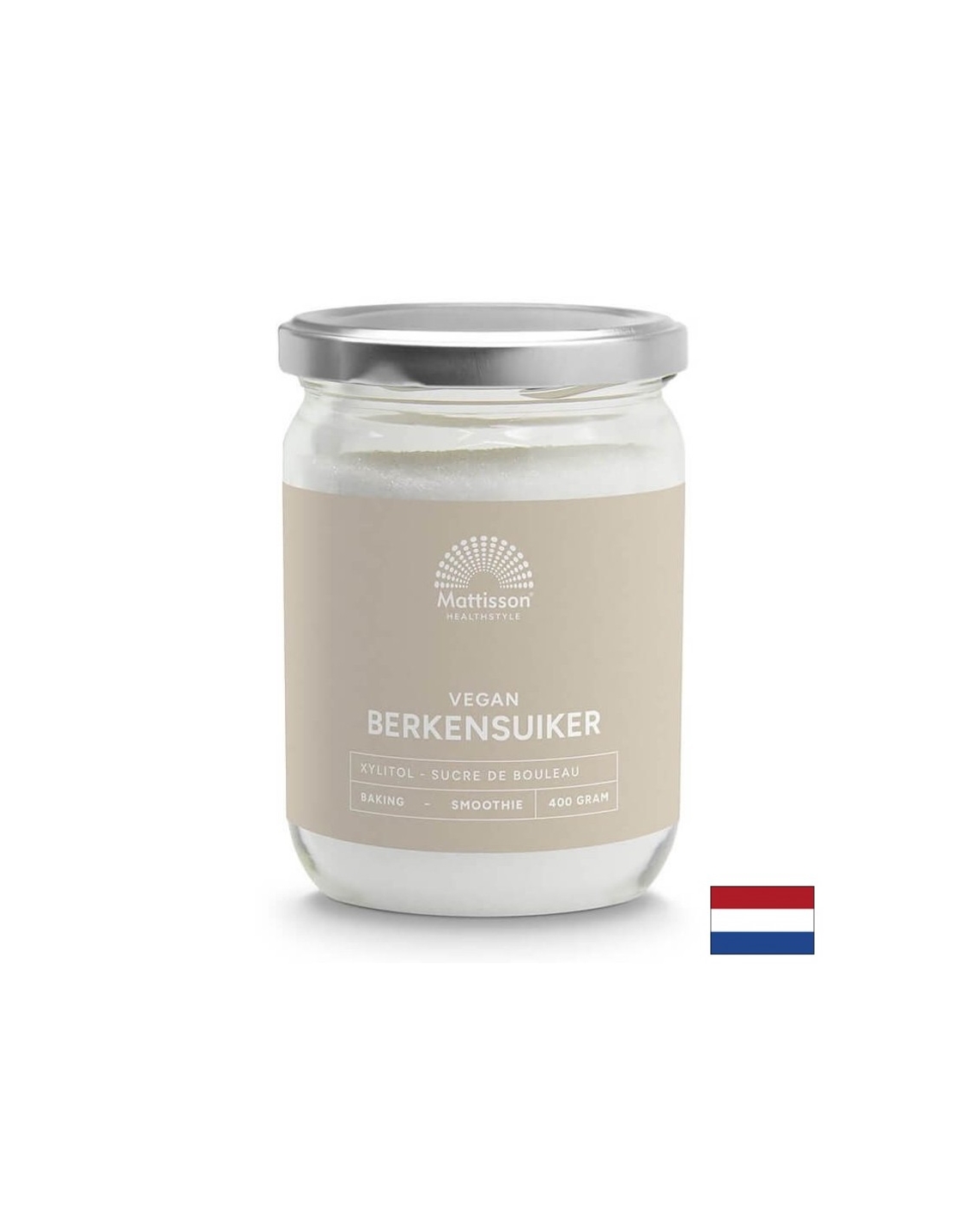 Ксилитол (брезова захар), 400 g Mattisson Healthstyle