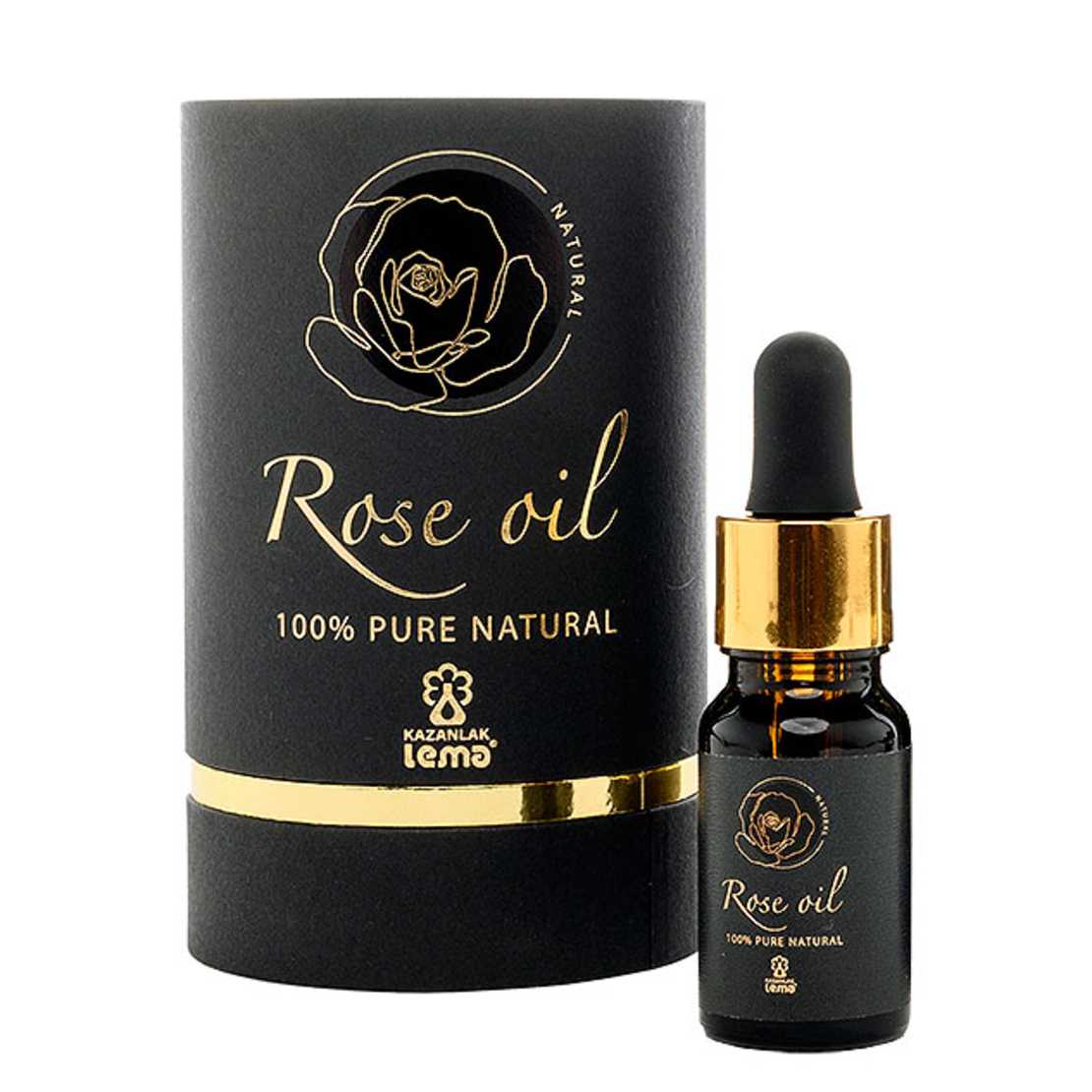 Натурално розово масло (Ото) 10.0 ml – 100% чисто българско етерично масло от Rosa Damascena