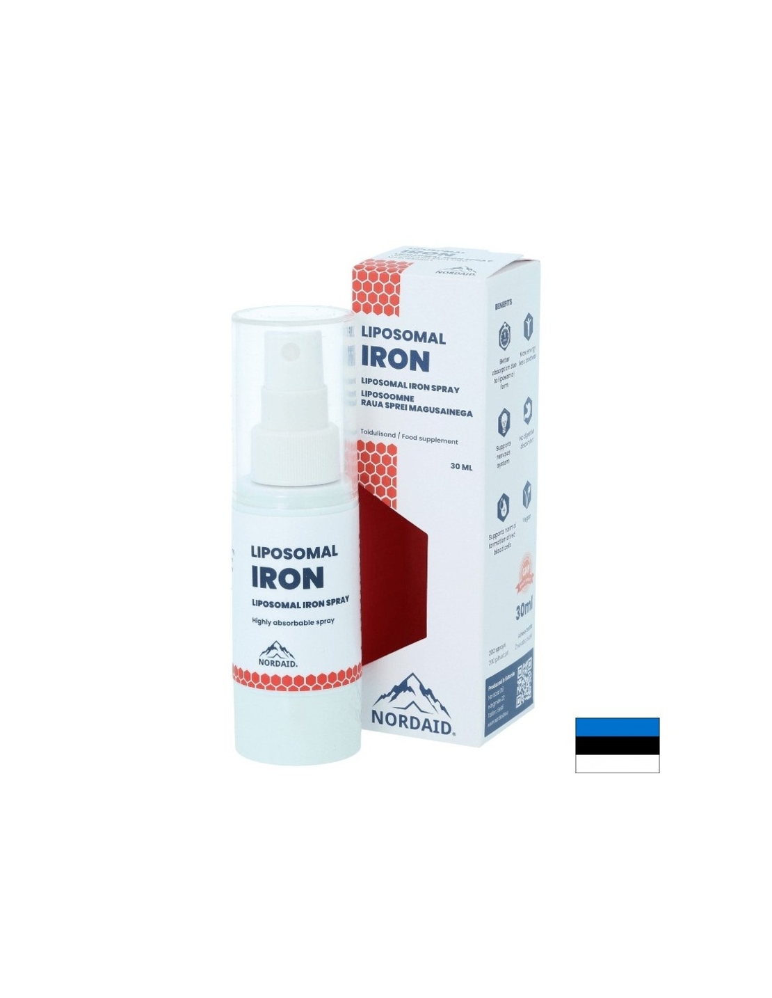 Липозомно желязо с висока абсорбция - Анемия и умора, Спрей за уста, 30 ml, 200 впръсквания