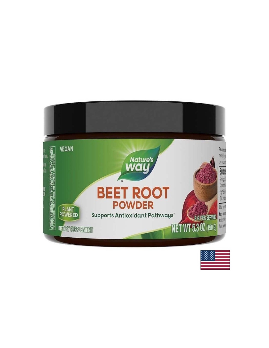 Beet Root Powder/ Червено цвекло (корен) х 150 g пудра Nature’s Way