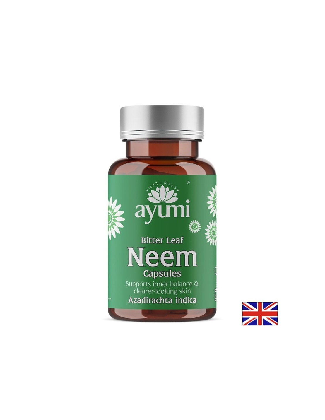 Нийм (диворастящ) Чиста кожа, имунна защита и детокс 500 mg, 60 капсули
