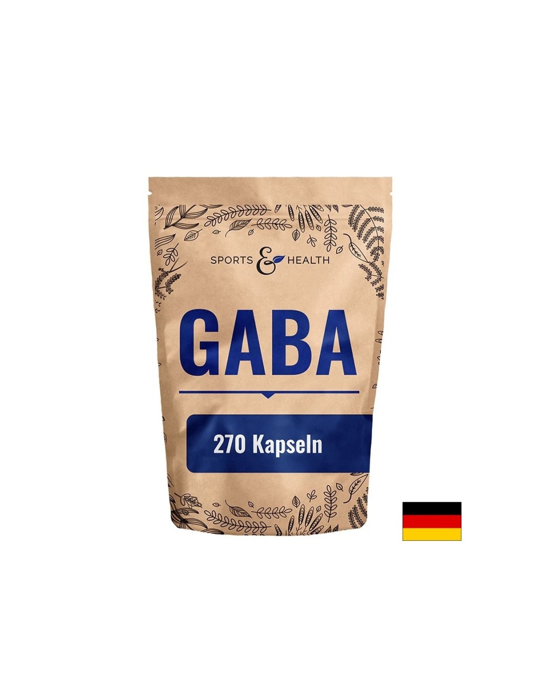 ГАБА Спокойна нервна система и помощ при безсъние 500 mg, 270 капсули