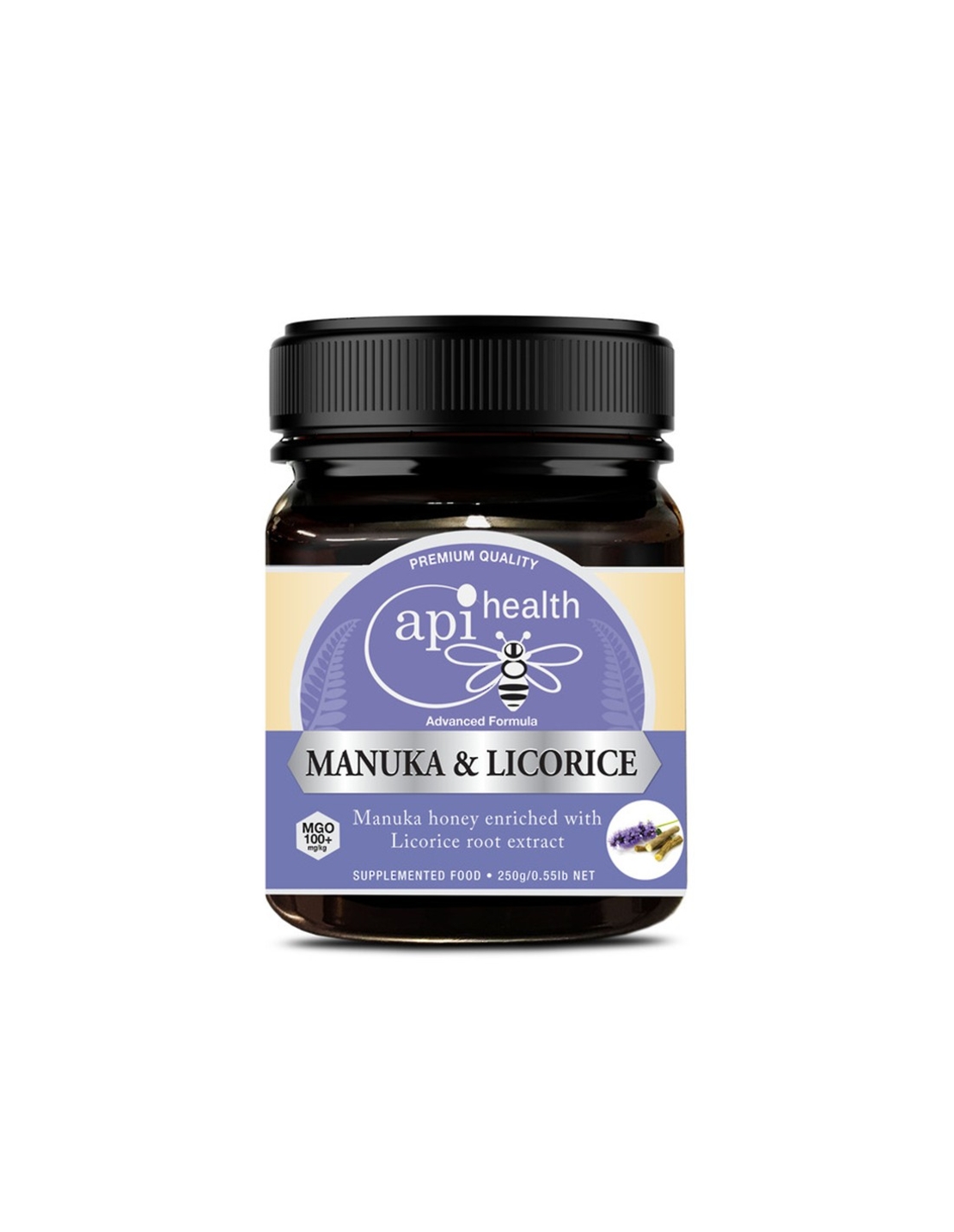 Пчелен мед Манука с женско биле Licorice MGO 100+, 250 g