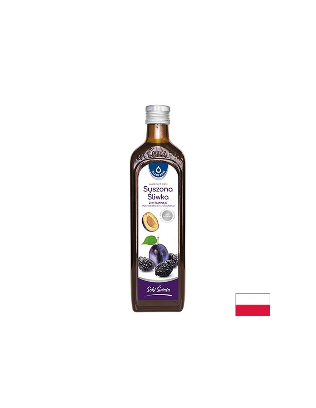 Сок от сушени сливи + Витамин C – Храносмилане и чревен комфорт, 490 ml