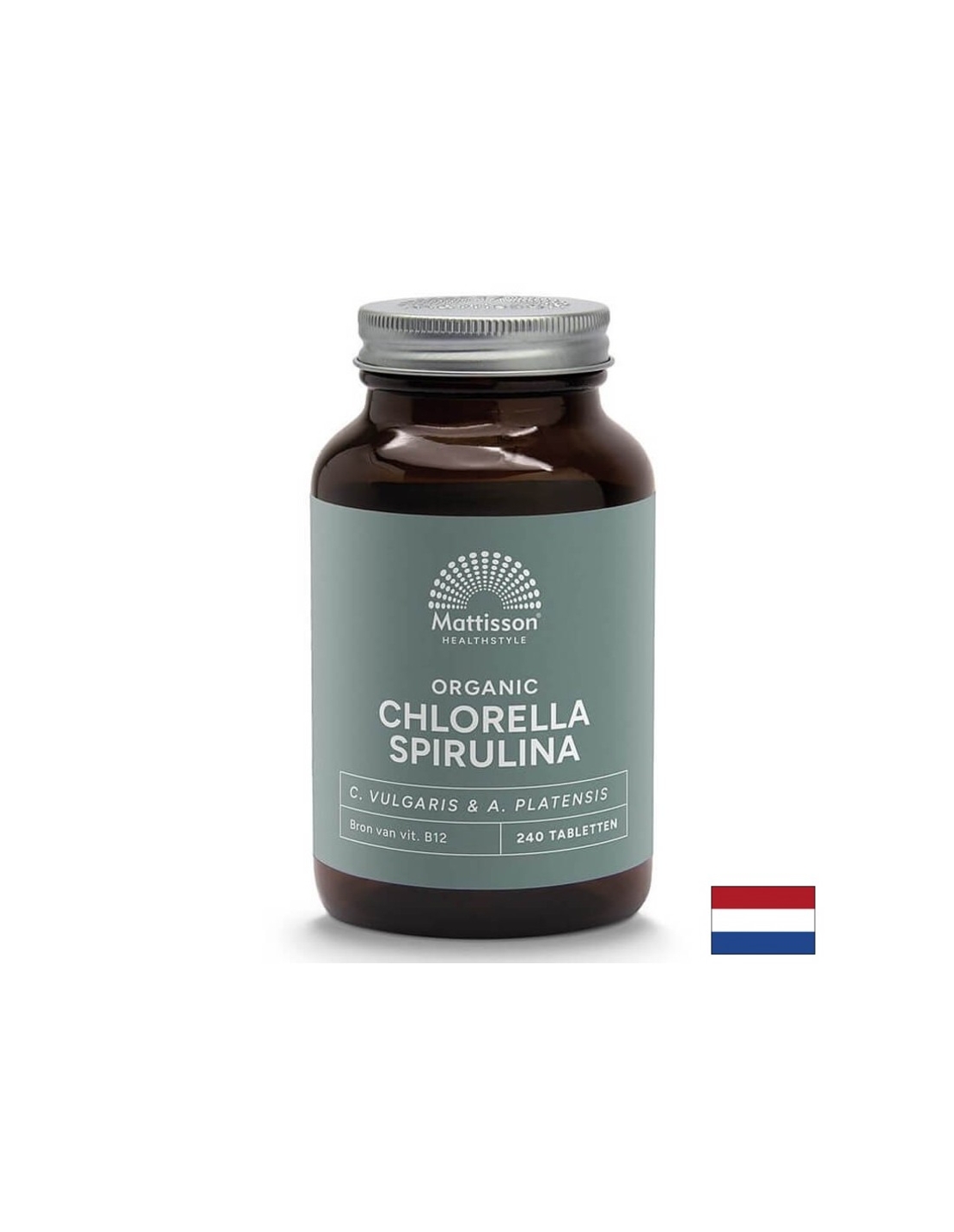 Имунитет, супер антиоксидант - Хлорела и Спирулина, 500 mg x 240 таблетки Mattisson Healthstyle