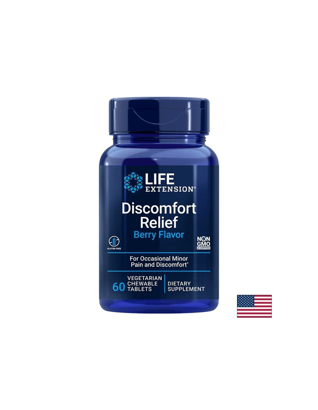 PEA Discomfort Relief/ ПЕА (Палмитоилетаноламид) 600 mg х 60 дъвчащи таблетки