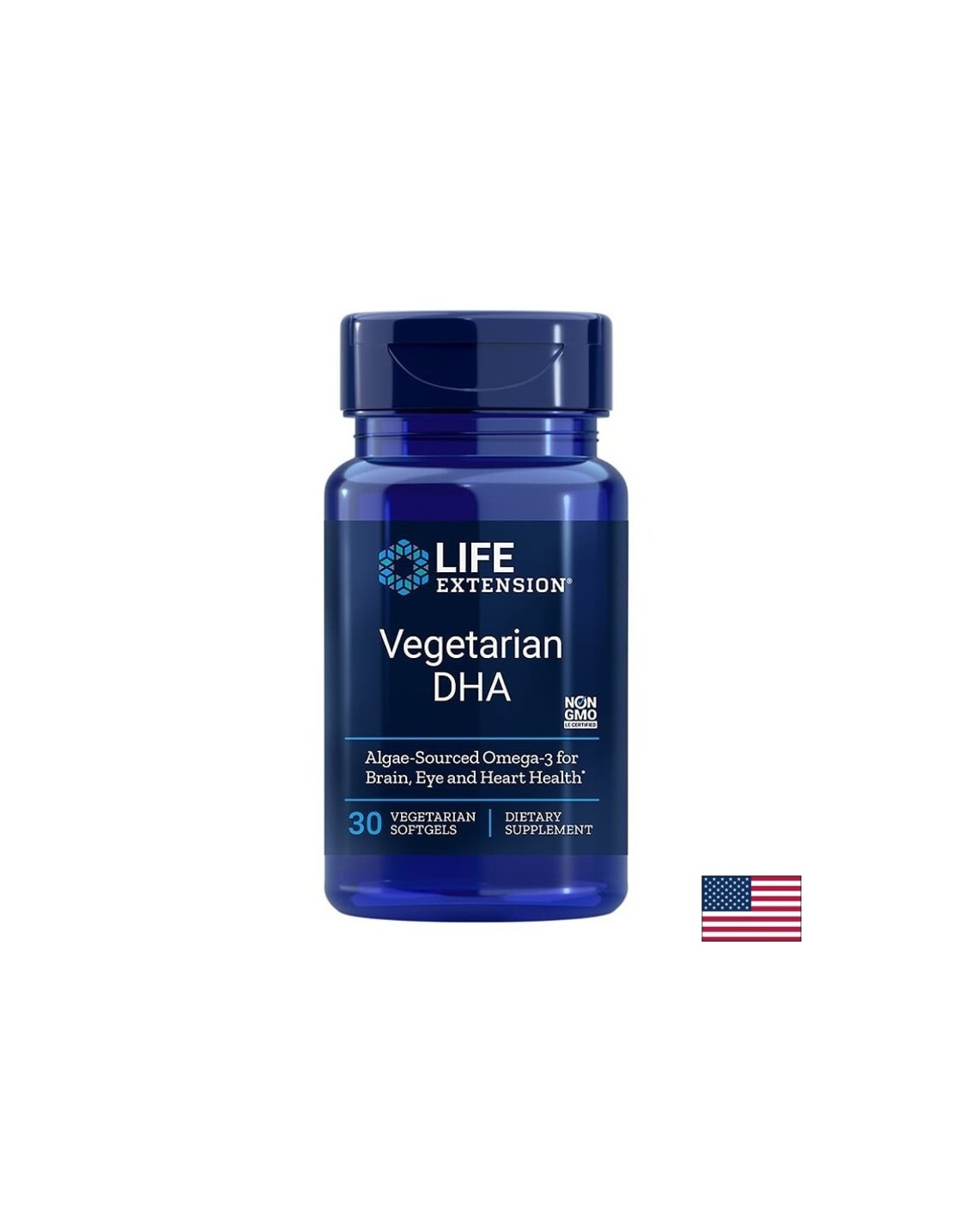Vegetarian DHA / Растителна DHA 200 mg х 30 софтгел капсули