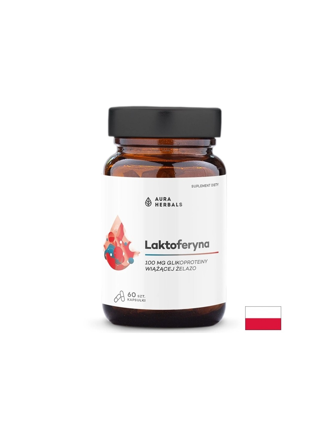Лактоферин Силен имунитет и защита срещу бактерии и вируси 100 mg, 60 капсули