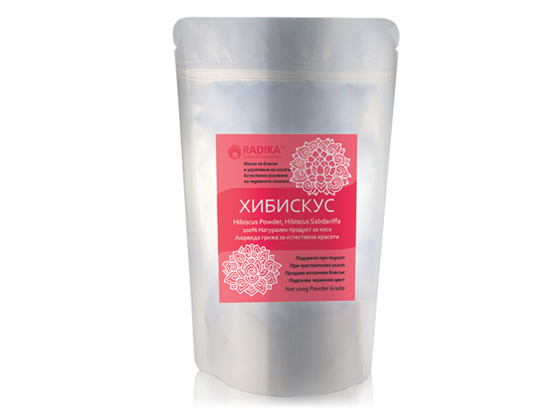 ХИБИСКУС на прах, Hibiscus Powder, 100 гр.