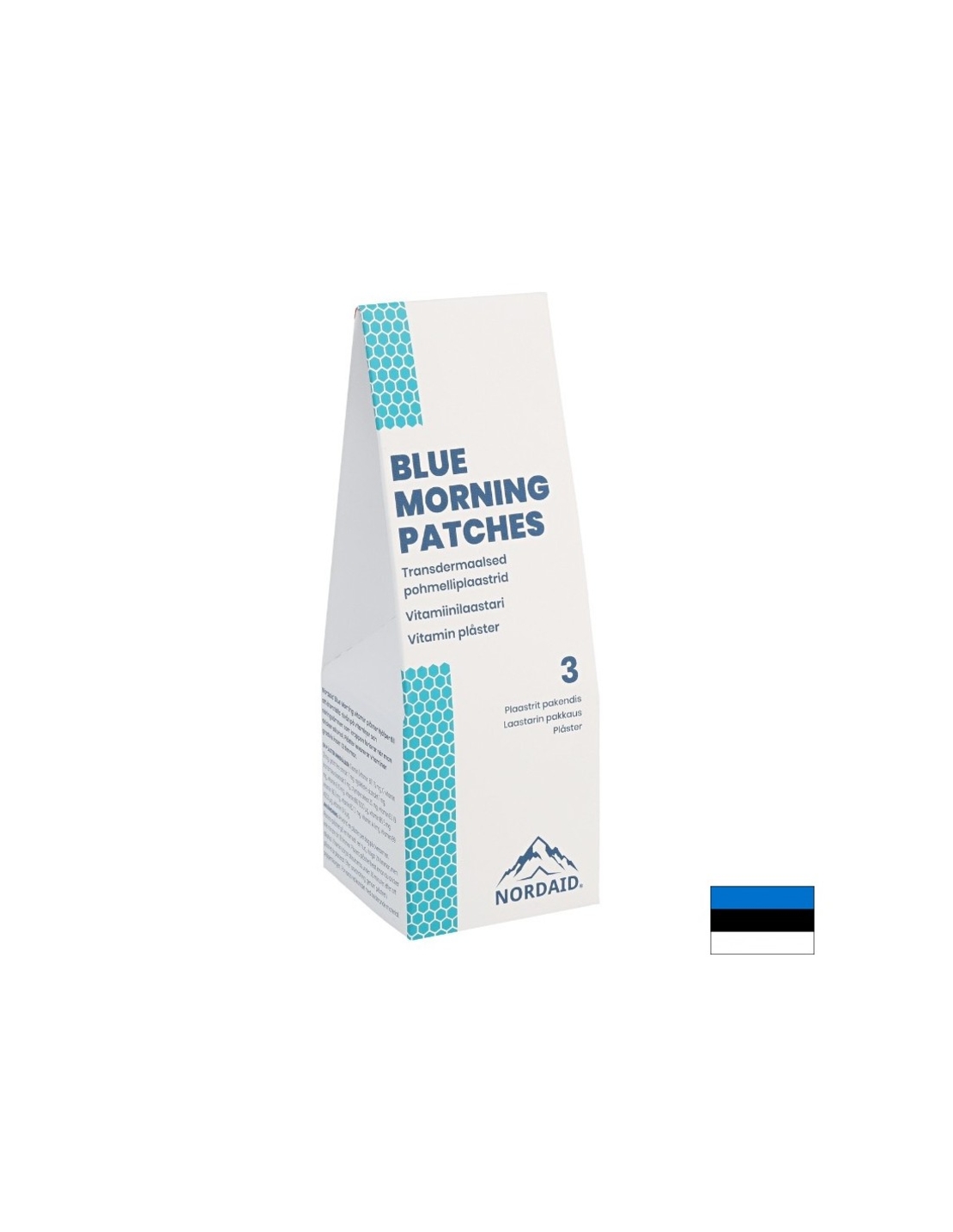 Трансдермални пластири с витамини и билкови екстракти “Blue Morning”, 3 броя Nordaid