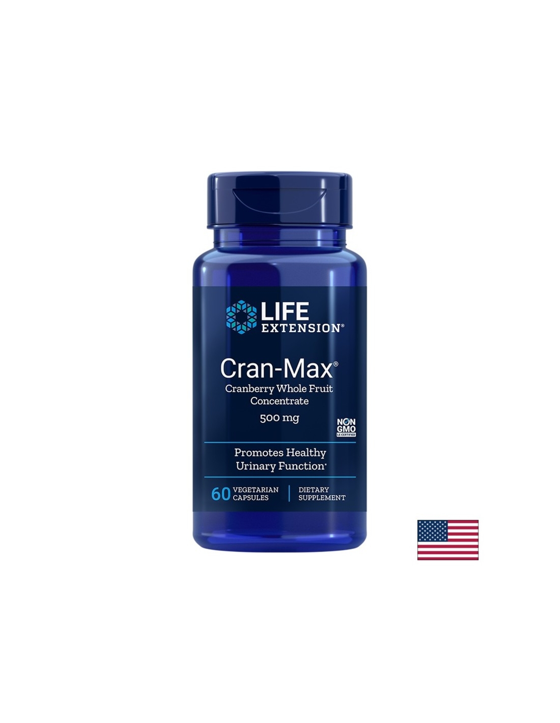 Cran-Max® Cranberry Concentrate/ Червена боровинка 500 mg x 60 капсули