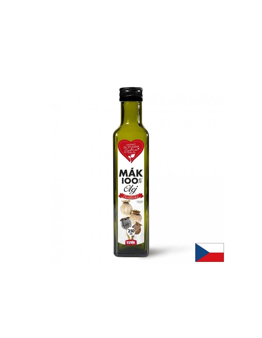 Масло от маково семе + витамин Е Подкрепа на липидния метаболизъм 250 ml