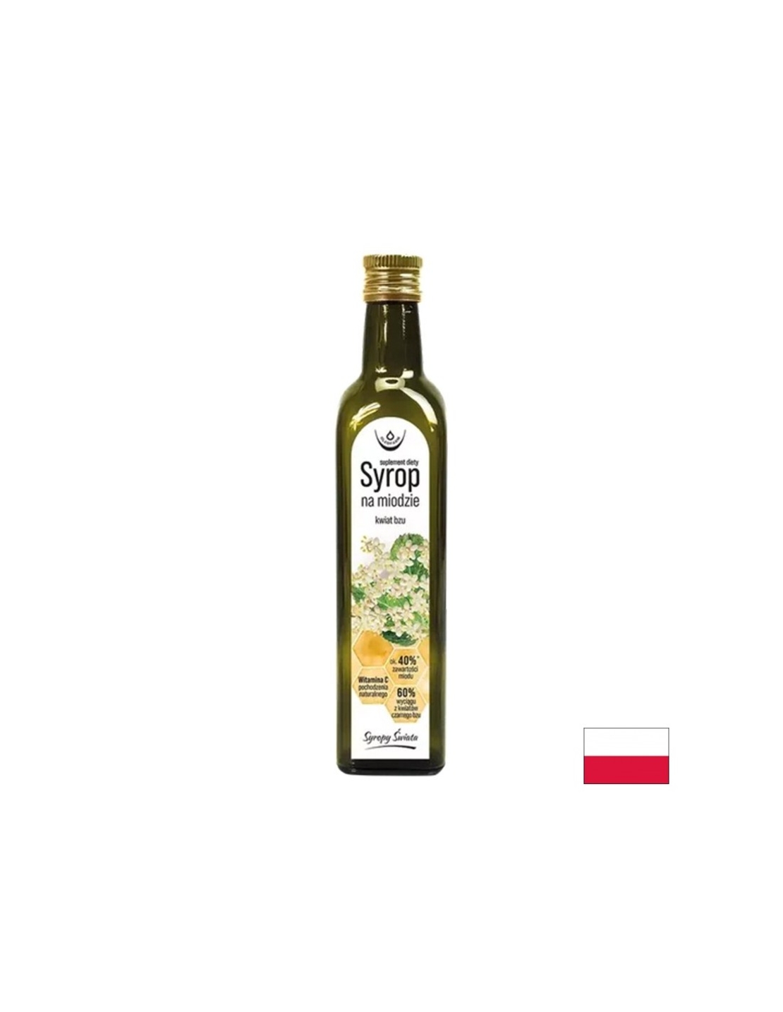 Сироп от бъз (цвят) и пчелен мед Имунитет 250 ml