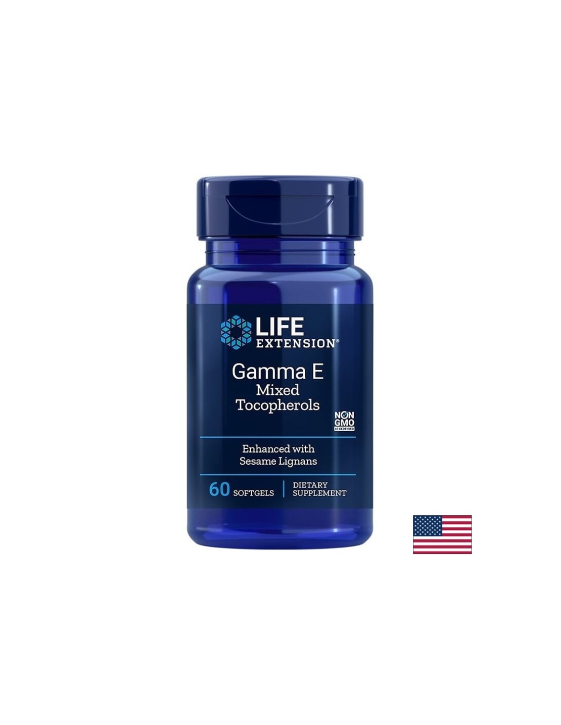 Gamma E Mixed Tocopherols/ Витамин Е ( токофероли микс) х 60 софтгел капсули