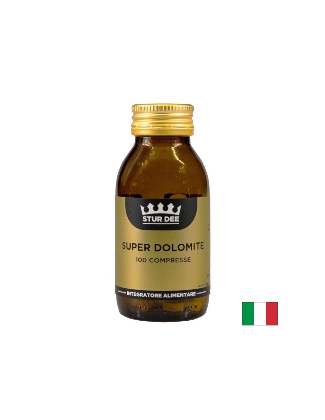 Super Dolomite (Калций + D3 + Витамин A) – Здрави кости, зъби и мускули, 100 таблетки