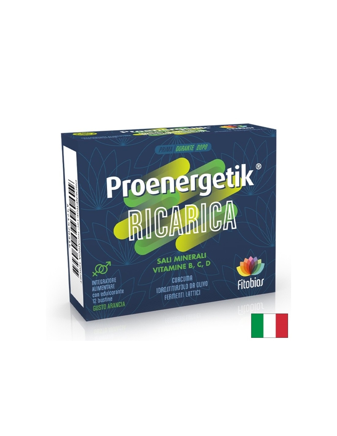 Калий 300 mg + Магнезий 90 mg + Витамин C 80 mg, Proenergetik, 12 сашета