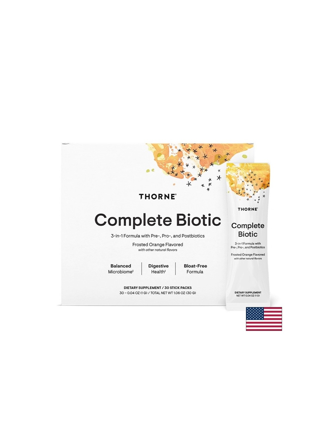 Complete Biotic 3 в 1 Пробиотик, бактериофаги и постбиотик за балансирана чревна микрофлора 30 сашета