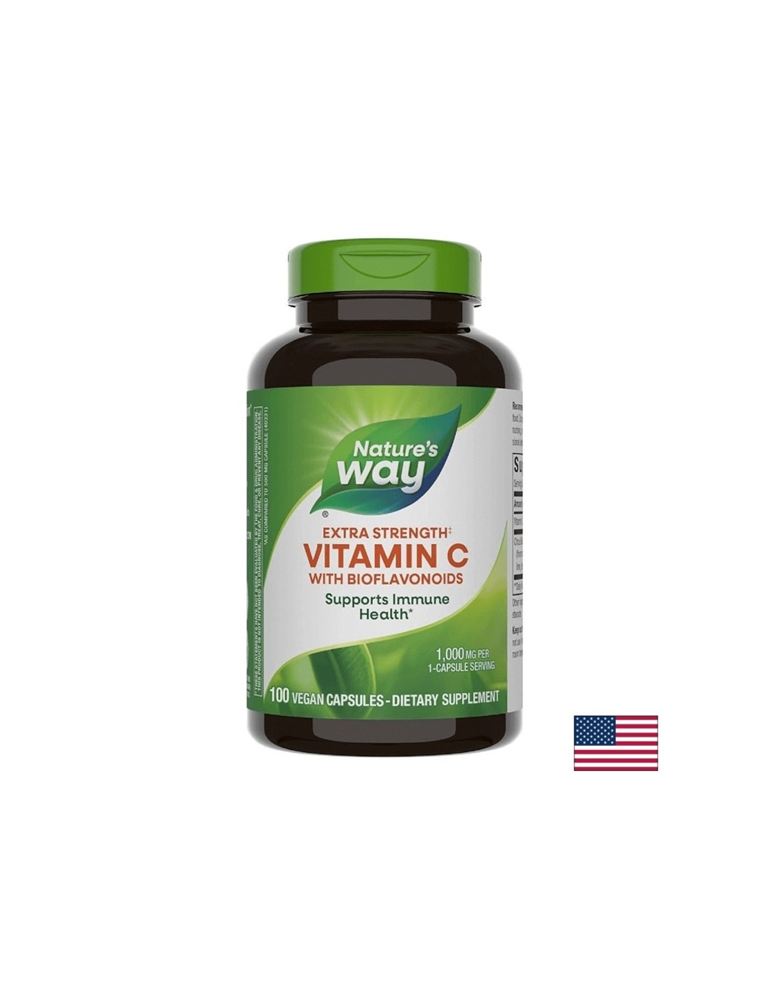 Vitamin C with Bioflavonoids/ Витамин С 1000 mg & Биофлавоноиди х 100 капсули Nature’s Way
