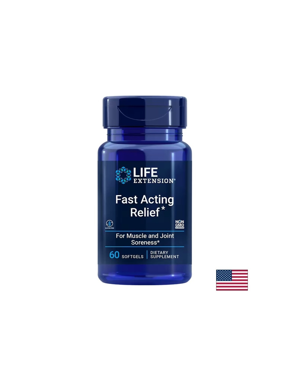 Стави и мускули - Fast Acting Relief, 60 софтгел капсули