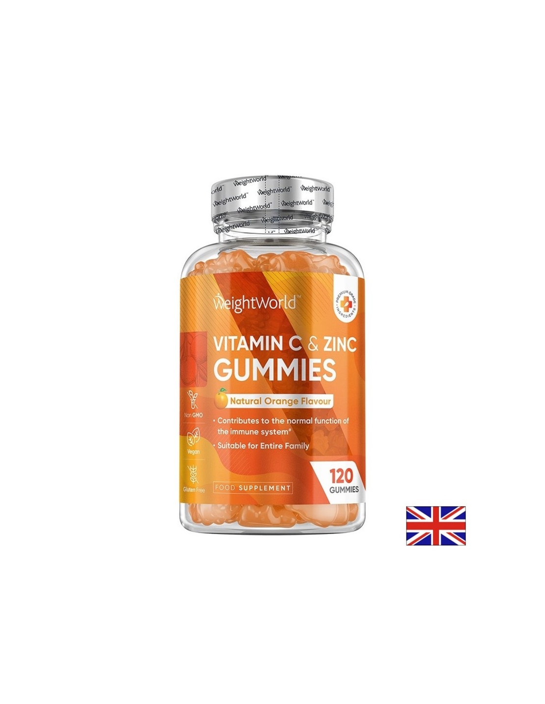 Витамин C 100 mg + Цинк 3 mg – Имунитет, 120 желирани таблетки