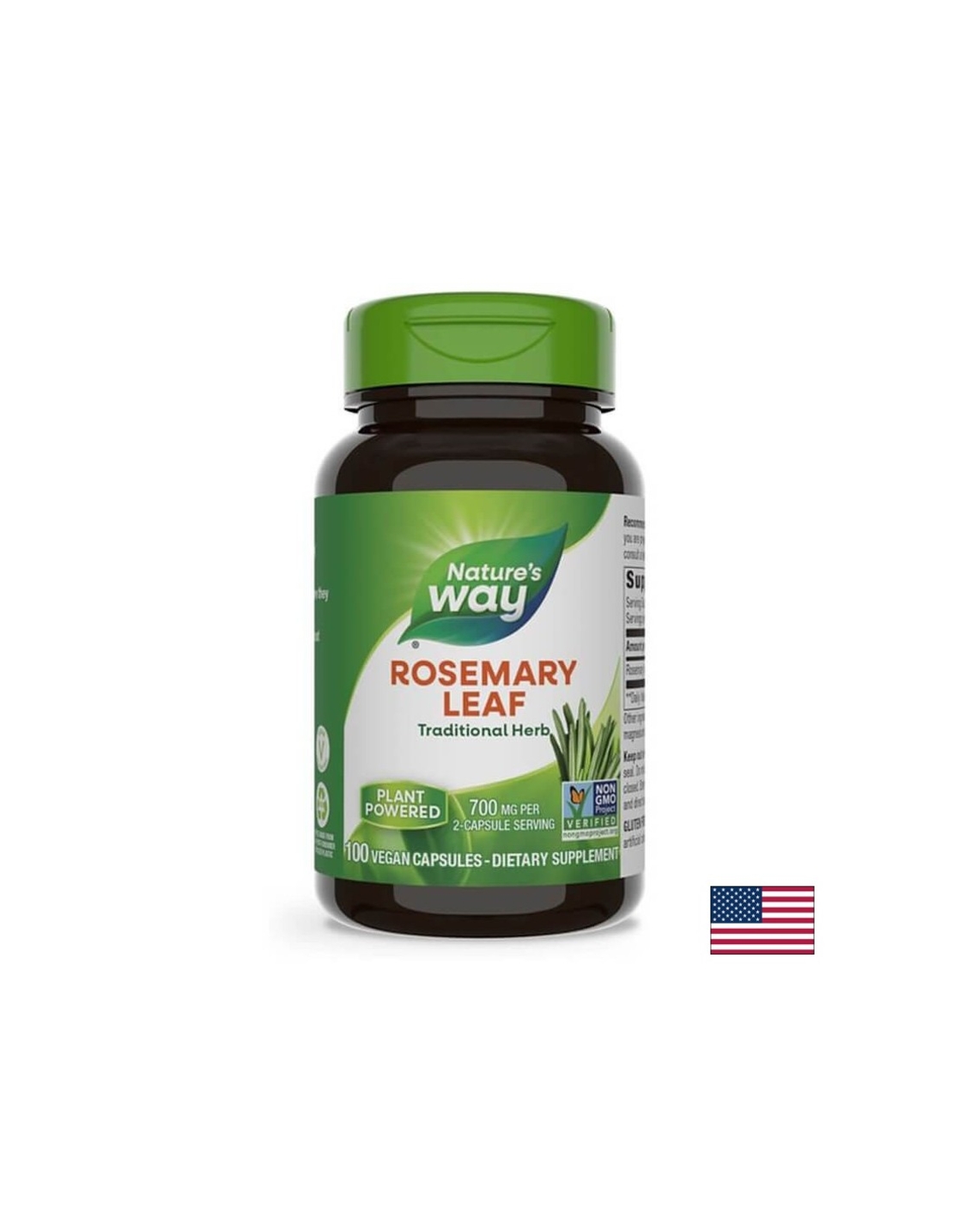 Rosemary Leaf/ Розмарин (лист) 350 mg х 100 капсули Nature’s Way